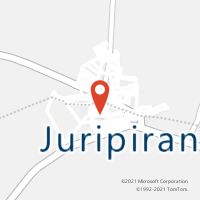 Mapa com localização da Agência AC JURIPIRANGA
