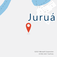 Mapa com localização da Agência AC JURUA