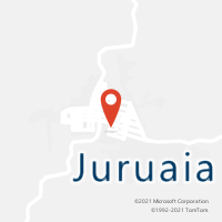 Mapa com localização da Agência AC JURUAIA
