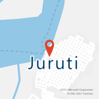 Mapa com localização da Agência AC JURUTI