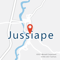 Mapa com localização da Agência AC JUSSIAPE