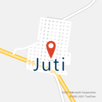 Mapa com localização da Agência AC JUTI