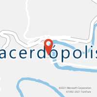 Mapa com localização da Agência AC LACERDOPOLIS