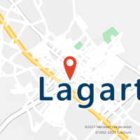 Mapa com localização da Agência AC LAGARTO