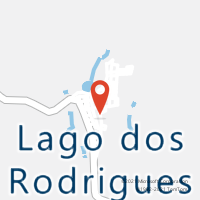 Mapa com localização da Agência AC LAGO DOS RODRIGUES
