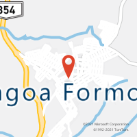 Mapa com localização da Agência AC LAGOA FORMOSA