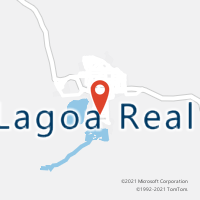 Mapa com localização da Agência AC LAGOA REAL