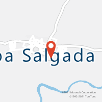 Mapa com localização da Agência AC LAGOA SALGADA