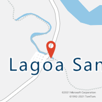 Mapa com localização da Agência AC LAGOA SANTA