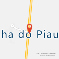 Mapa com localização da Agência AC LAGOINHA DO PIAUI