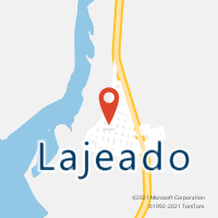Mapa com localização da Agência AC LAJEADO