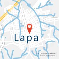 Mapa com localização da Agência AC LAPA