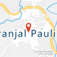 Mapa com localização da Agência AC LARANJAL PAULISTA