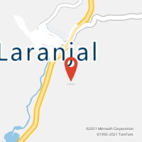 Mapa com localização da Agência AC LARANJAL