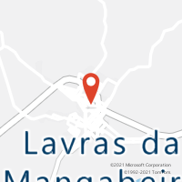 Mapa com localização da Agência AC LAVRAS DA MANGABEIRA