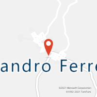 Mapa com localização da Agência AC LEANDRO FERREIRA