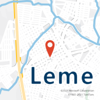 Mapa com localização da Agência AC LEME
