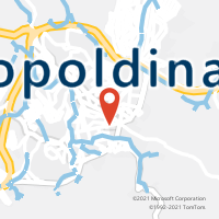 Mapa com localização da Agência AC LEOPOLDINA