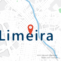 Mapa com localização da Agência AC LIMEIRA