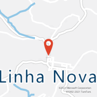 Mapa com localização da Agência AC LINHA NOVA