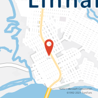 Mapa com localização da Agência AC LINHARES