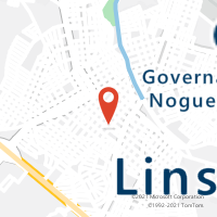 Mapa com localização da Agência AC LINS