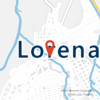 Mapa com localização da Agência AC LORENA