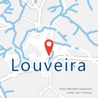 Mapa com localização da Agência AC LOUVEIRA