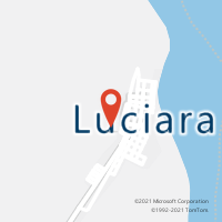 Mapa com localização da Agência AC LUCIARA