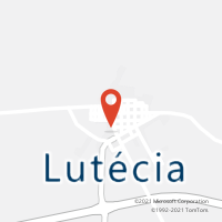 Mapa com localização da Agência AC LUTECIA