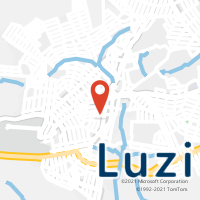Mapa com localização da Agência AC LUZIANIA