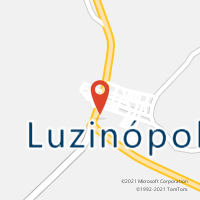 Mapa com localização da Agência AC LUZINOPOLIS