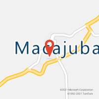 Mapa com localização da Agência AC MACAJUBA