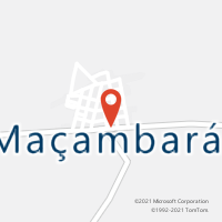 Mapa com localização da Agência AC MACAMBARA