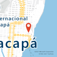 Mapa com localização da Agência AC MACAPA