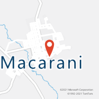Mapa com localização da Agência AC MACARANI