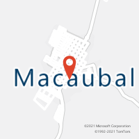Mapa com localização da Agência AC MACAUBAL
