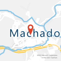 Mapa com localização da Agência AC MACHADO