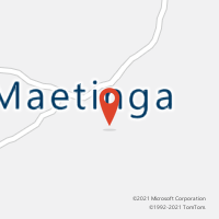 Mapa com localização da Agência AC MAETINGA