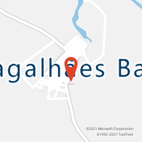 Mapa com localização da Agência AC MAGALHAES BARATA