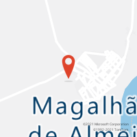 Mapa com localização da Agência AC MAGALHAES DE ALMEIDA