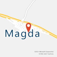 Mapa com localização da Agência AC MAGDA