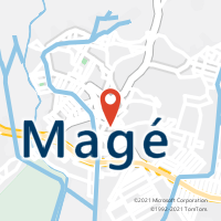 Mapa com localização da Agência AC MAGE