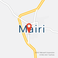 Mapa com localização da Agência AC MAIRI