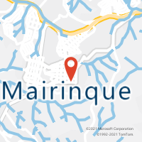 Mapa com localização da Agência AC MAIRINQUE