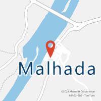 Mapa com localização da Agência AC MALHADA
