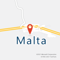Mapa com localização da Agência AC MALTA