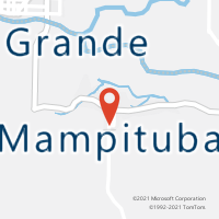 Mapa com localização da Agência AC MAMPITUBA
