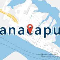 Mapa com localização da Agência AC MANACAPURU
