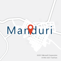 Mapa com localização da Agência AC MANDURI
